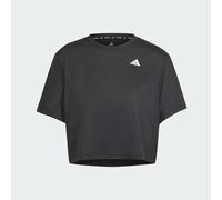 adidas Women's Train Essentials Boxy Workout Shirt, Black, XXL