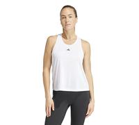 adidas Women's Train Essentials Minimal Branding Racerback Tank Top, White, XXL