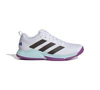 adidas Womens TrainersCourt Team Bounce 2.0 Sports Shoes Indoor White Purple