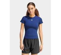 adidas Womens Training 3 Stripe Motion T-Shirt, Navy, Size Xs, Women Navy