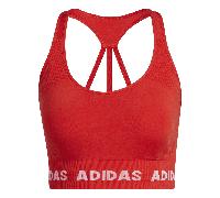 Adidas Womens Training Aeroknit Bra Colour: Red, Size: Large