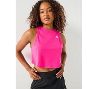 adidas Women's Train Essentials Boxy Workout Tank, Shock Pink, XL