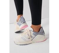 adidas Womens Training Dropset 3 Trainers, Ft White/Matt Silver/True Pink, Size 8, Women Ft White/Matt Silver/True Pink