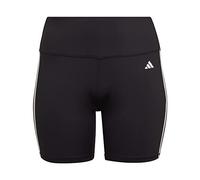 adidas Women's Training Essentials 3-Stripes High-Waisted Short Leggings Tights