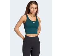 adidas Women's Training Feel Good Girl Tank, Green, Size L, Women Green