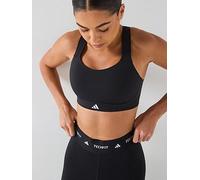 adidas Womens Training High Support Sports Bra - Black, Black, Size Xs, Women Black