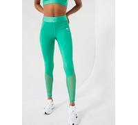 adidas Womens Training Hyperglam 1/1 Tights - Semi Court Green/White, Semi Court Green/White, Size L, Women Emi Court Green/White