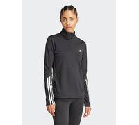 adidas Womens Training Hyperglam 1/4 Zip - Blac - Black/White, Black/White, Size M, Women Black/White