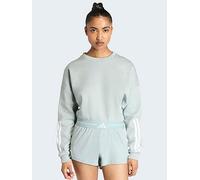 adidas Womens Training Hyperglam Sweatshirt, Green, Size Xl, Women Green