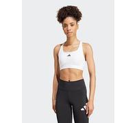 adidas Women's PowerReact Training Bra, White, XS