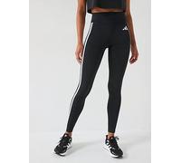 adidas Women's Optime Essentials 3 Stripes 7/8 Leggings, black/white, M