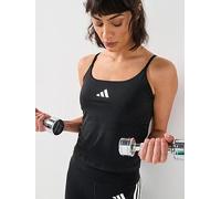 adidas Womens Training Optime Tank, Black, Size L, Women Black