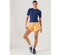 adidas Pacer Workout Flex Woven Shorts Orange Women - M