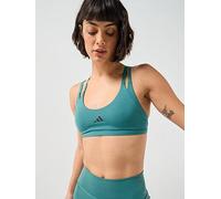 adidas Womens Training Power Light Support Bra, Green, Size L, Women Green