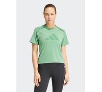 adidas Womens Training Power T-Shirt, Green, Size M, Women Green