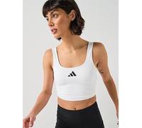 Adidas Power Low Support Sports Top White XS Woman