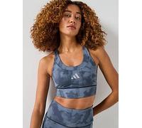 adidas Women's Adi365 Running Pocket Graphic Medium Support Bra, Black, L