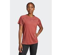 adidas Womens Training Seamless T-Shirt - Burgundy - Red, Preloved Ruby/Warm Clay, Size Xs, Women Preloved Ruby/Warm Clay