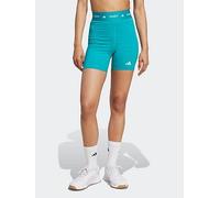 adidas Womens Training Tech Fit 5Inch Bike Shorts, Pure Teal, Size Xs, Women Pure Teal