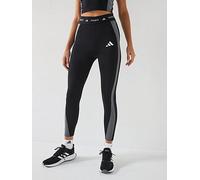 adidas Womens Training Tech Fit Colourblock 7/8 Tights, Black/Grey Four, Size L, Women Black/Grey Four