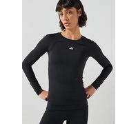 adidas Womens Training Techfit T-Shirt, Black, Size Xl, Women Black