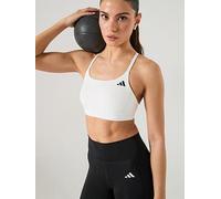 adidas Womens Training Workout Essentials Light Support Bra, White, Size M, Women White