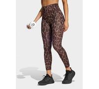 adidas Women's Training Workout Essentials Plus 7/8 Tights, Brown, Size L, Women Brown