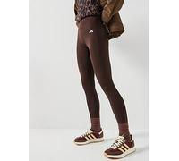 Adidas Optimé Essentials Stash Pocket Leggings Brown S Women