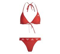 adidas Women's Triangle Bikini, bright red/white, XL