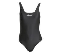 adidas Women's U-Back Swimsuit, Black/White, 32