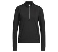 adidas womens Ultimate365 Half-zip Layering Top, Black, Medium