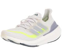 adidas Mens Ultraboost Light Sneaker, White/Wonder Blue/Lucid Lemon, 8
