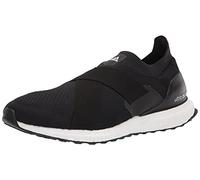 adidas Women's Ultraboost Slip On DNA Running Shoe, Black/Black/Acid Orange, 5.5