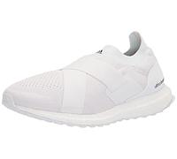adidas Women's Ultraboost Slip On DNA Running Shoe, White/White/Acid Orange, 9