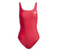 adidas Women's V-Back Swimsuit, Pure Ruby, 38