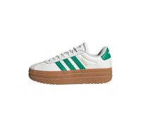 adidas Women's VL Bold Shoes, core White/Court Green/Gold met, 7 UK