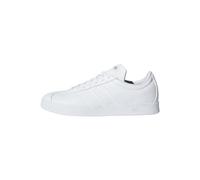 adidas Women's VL Court 2.0 Shoes, Cloud White/Cloud White/Metallic, 4 UK