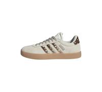 adidas Women's VL Court 3.0 Shoe, Off White/Preloved Brown/Shadow Brown, 9