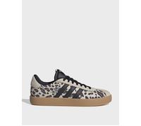 adidas Women's VL Court 3.0 Shoes - Crystal Linen/Core Black/Khaki Six - Size: UK 8