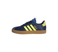 adidas Women's VL Court 3.0 Shoes, Dark Blue/hi-res Yellow/Gold met, 4 UK