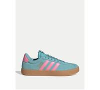 adidas Women's VL Court 3.0 Shoes - Mint Ton/Bliss Pink/Gold Metallic - UK 6 - Green