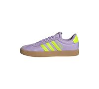 adidas Women's VL Court 3.0 Shoes, Powder Plum/Solar Slime/Lucid Lemon, 4.5 UK