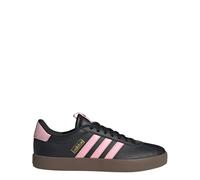 adidas Women's VL Court 3.0 Sneaker, Black/Pink/Gum, 8.5 UK