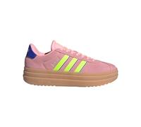 adidas Women's VL Court 3.0 Sneaker, Pink Spark/Lucid Lemon/Lucid Blue, 6 UK