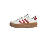 adidas Women's VL Court Bold Shoes, core White/Better Scarlet/Gold met, 5 UK