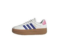 adidas Women's VL Court Bold Shoes, Core White/Semi Lucid Blue/Bliss Pink, 5.5 UK