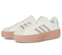adidas Women's Vl Court Bold Sneaker, Ivory/Sandy Pink Met./Sandy Pink, 4.5 UK