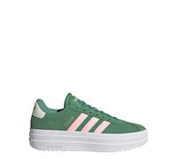 adidas Women's Vl Court Sneaker, Preloved Green/Pink Spark/Ivory, 3.5 UK