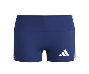 adidas Women's Volleyball 3-Stripes 4 Inches Shorts, Team Navy Blue 2, L Long