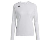 adidas Women's Volleyball Hilo Long Sleeve Jersey, White, L